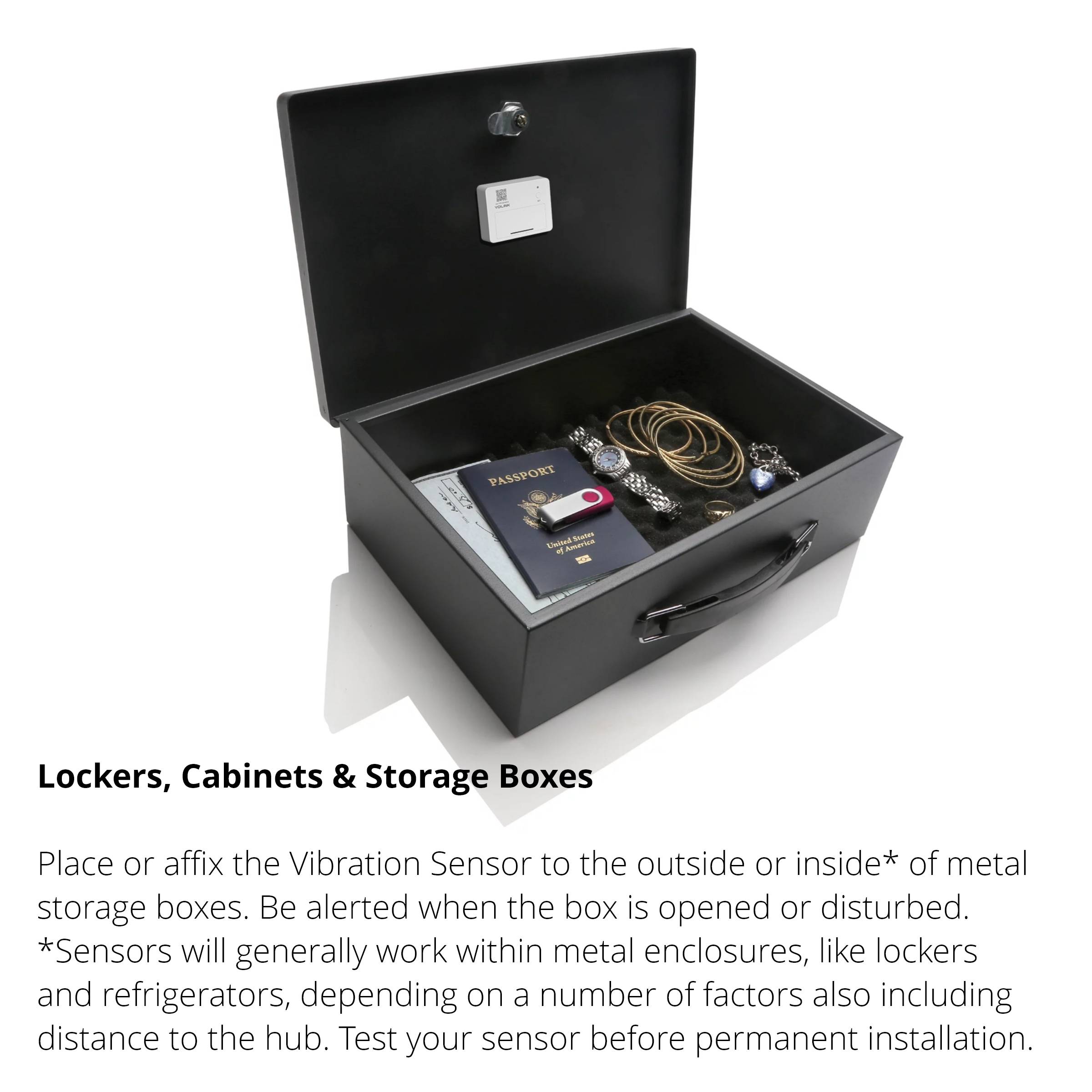 YoLink Smart Vibration Sensor, Shock Sensor, Glass Break, Hub Required